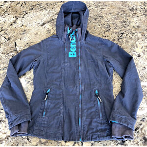 Size Small Bench Womens Jacket 1/4 Zip And Full Zip W/ Hood Faded Black CN